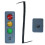 Anti-collision parking device with LED light for garage 4