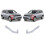 Outlander front bumper upper bracket left right 4