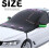 windproof windshield cover foldable and magnetic 5