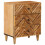 VidaXL vidaXL Bedside Table Brown 50 x 33 x 60 cm Solid Mango Wood 1