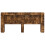 VidaXL vidaXL Headboard Cabinet with Storage Smoked Oak Engineered Wood 5