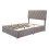 Living And Home Double Upholstered Bed Frame with 2 Drawers 3