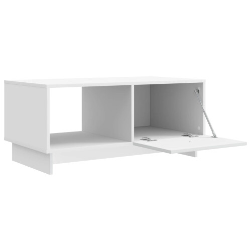 VidaXL vidaXL Coffee Table White 90 x 50 x 40 cm Engineered Wood 2