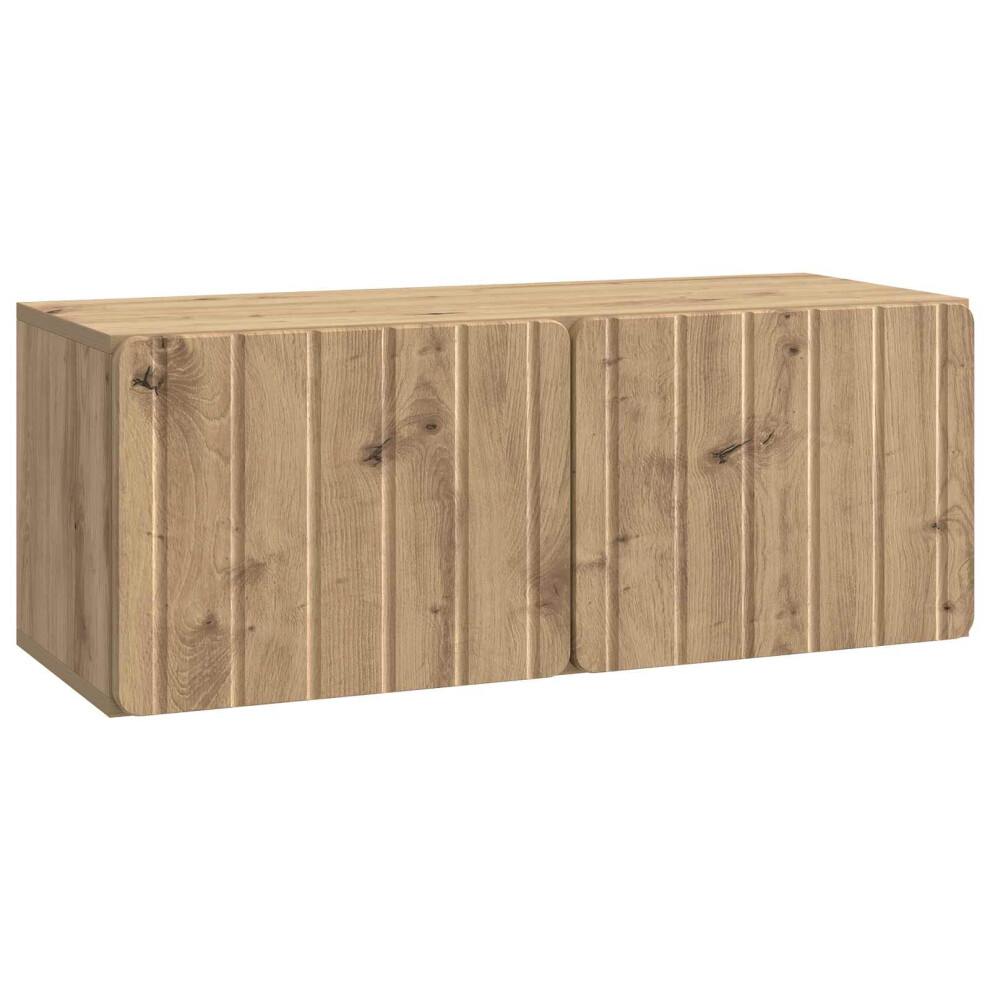 Vidaxl Wall-Mounted Tv Cabinet Artisan Oak 78.5 X 31 X 30 Cm