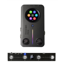 Mooer Prime M2 Guitar Pedal with Footswitch, M2 Built-in 194 Effects 56 Drum Machines Touchscreen Guitar Accessories