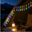 USB LED String Lights with Multicolour Crystal Drop Pendants, 80 LEDs, Outdoor Decoration 3