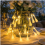 Solar LED Raindrop String Lights Warm White, 200 LEDs, 22 m, Waterproof Outdoor, 8 Modes 5