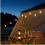 Solar String Lights with 40 Round Bulbs, Warm White, 8 Modes, USB Rechargeable, Remote Control, Waterproof Outdoor 3