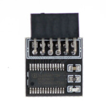 MóDulo de Seguridad de Cifrado TPM 2.0 Tarjeta Remota MóDulo LPC-12PIN para GIGABYTE 12PIN LPC TPM2.0 LPC MóDulo de Seguridad de 12 Pines