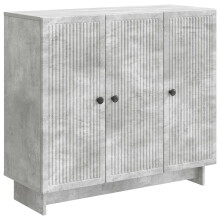 vidaXL Sideboard Concrete Grey 89 x 34.5 x 80 cm Engineered Wood