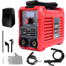Mini Stick Welder 250A 220V Digital Inverter Welding Machine with Gloves Mask