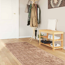 vidaXL Rug Runner MARSA Yellow 100 x 300 cm Polyester and PVC