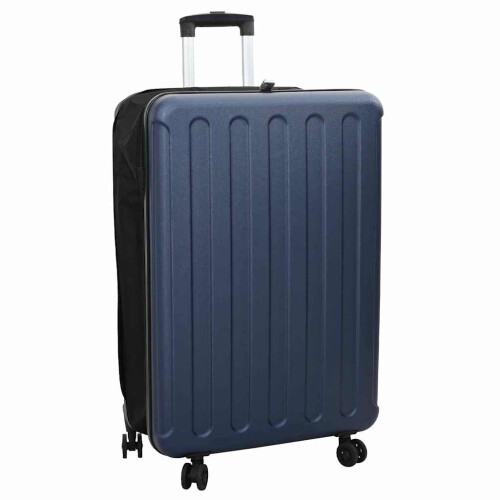 VidaXL vidaXL Suitcase Folding Dark blue 50 x 30 x 76 cm ABS Plastic