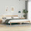 VidaXL vidaXL Bed Frame with Headboard Brown 200 x 210 cm Solid Pine Wood 1