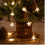 LED Teardrop String Lights, Warm White, 40 LEDs, Battery Powered with Remote Control, 8 Modes, Christmas Decor 2
