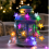 Multicolor Star LED String Lights, 80 Lights, 10 m, USB Steady On, Christmas Decoration 2