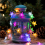 Multicolor Star LED String Lights, 80 Lights, 10 m, USB Steady On, Christmas Decoration 3