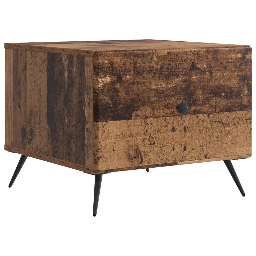 Vidaxl Coffee Table Old Wood 49 X 50 X 40 Cm Engineered Wood
