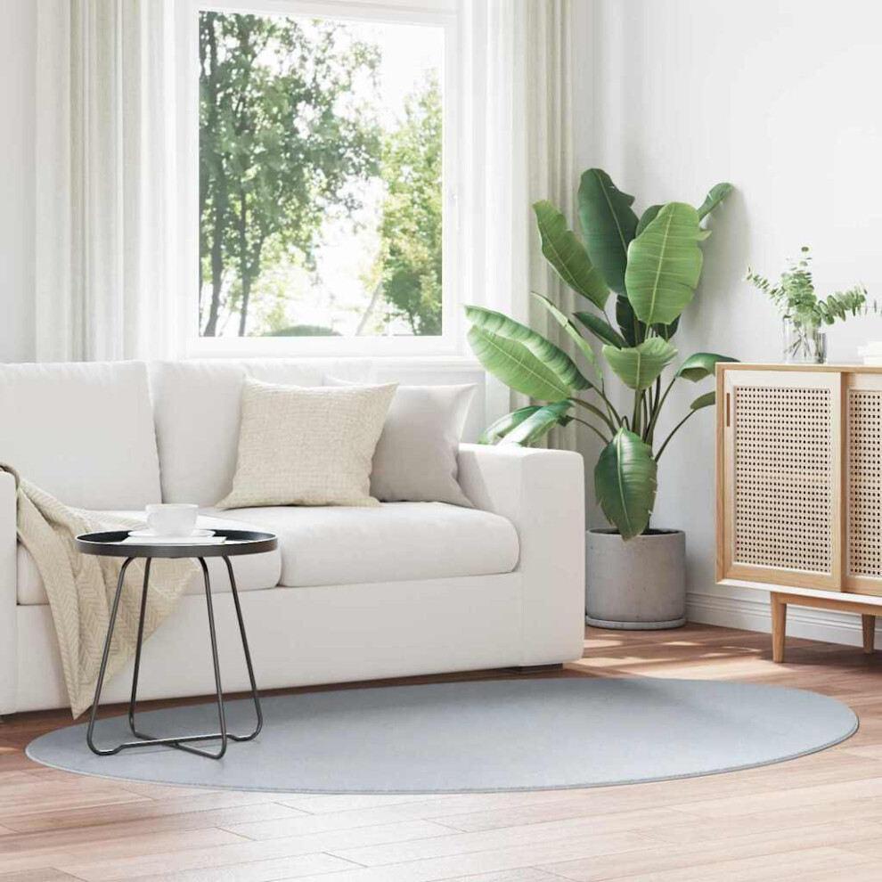 Vidaxl Area Rugs Huarte Grey 140 X 200 Cm Polyester