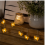 Yellow Bee LED String Lights, 30 Lights, 3 m, 8 Modes, Waterproof Battery Box with Remote Control, Decoration 4