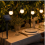 Plug-In Waterproof Outdoor LED Globe String Lights, 40 Warm White Bulbs, Black Cable, 10 m 4