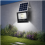 200W Solar LED Floodlight IP67 Outdoor, 400 LEDs, Remote Control, Light Sensor and Timer for Garden 5