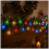 Multicolor Snowflake LED Christmas String Lights, 5 m 50 LEDs, Waterproof Battery Box, 8 Modes with Remote Control 2