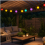 Solar Multicolor LED Globe String Lights for Outdoor, 40 G50 Bulbs, Remote Control, 8 Modes, Connectable, Camping and Parties 5