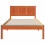 VidaXL vidaXL Bed Frame Brown 75 x 190 cm Solid Pine wood 4