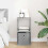 VidaXL vidaXL Bedside Table Concrete Grey 30.5 x 27 x 59.5 cm Engineered Wood 5