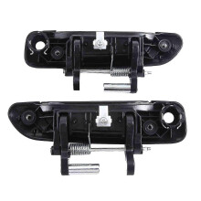 2Pcs Front Exterior Outside Door Handles Set Black New for City JAZZ FIT 2002-2008