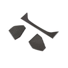 For A90 2019-2023 Soft Carbon Fiber Dashboard Trim Sticker Instrument Cover Panel Interior Accessor