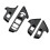 4PCS/Set Door Window Button Switch Panel Trims Cover Stickers for /GLA/EQA/EQB-Class X247 2020-2024 1