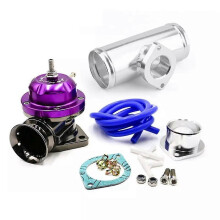 For - Type Turbine Blowdown Valve Adjustable 25Psi BOV with 63mm Flange Tube, Blowdown Valve Adapte