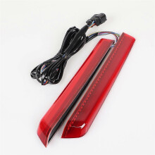 1Pair Red LED Saddlebag Side Marker Light for Touring Street Glide 2014-2024 Turn Signal Brake Lamp