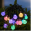 Multicolor Solar LED String Lights, 100 LEDs, 8 Modes, Waterproof for Garden and Christmas 2