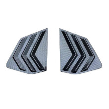 For Rogue 2021-2023 Rear Side Window Louvers Sport Style Scoop Cover Decoration (Carbon Fiber Patte