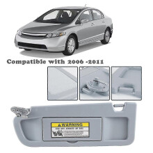 Left Passenger Side Sun Visors for 2006-2011 Visor Assembly 83230--A01ZB