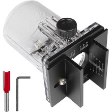 2 in 1 Slotted Base and Fastening Bracket for Diamater 65mm Wood Palm Router Tool, Woodworking Hand
