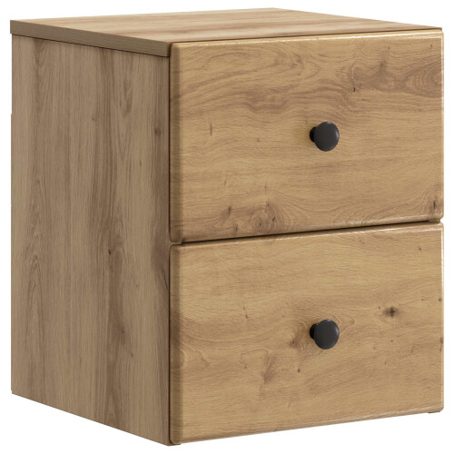 VidaXL vidaXL Wall-Mounted Bedside Cabinet 2 pcs Artisan Oak Engineered Wood 2