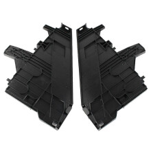 2Pcs for 2 LR2 Head Light Lamp HeadLight Support Bracket Black Auto Parts Left + Right