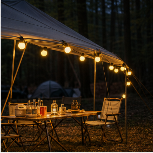LED Globe String Lights, Warm White, USB Powered, Waterproof Outdoor Decorative Lights, 20 Lights, Black Cable 2