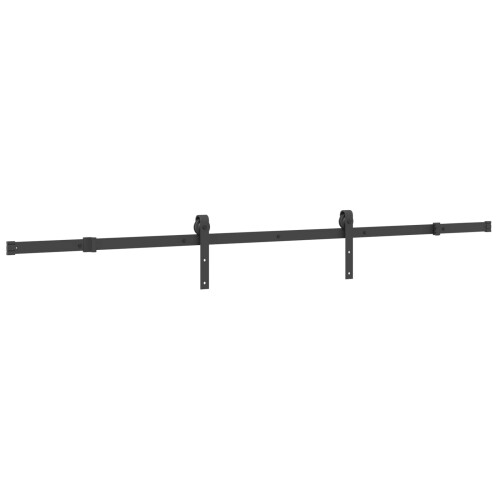 VidaXL vidaXL Sliding Door NARVIK Natural and Black 2