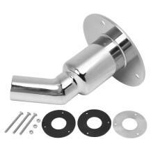 truck bend thru hull exhaust skin 316 stainless steel 24mm od for marine