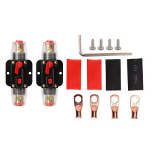 Circuit Breaker 12V 24V 125A with Fuse Holder and Heat Shrink Tubes