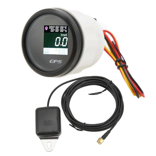 DC 9-32V GPS Speedometer 52mm LCD Display for Marine Boat