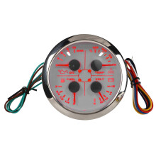 4in1 gauge for car boat RV diesel fuel level water temp