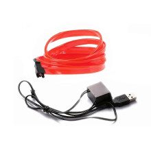 flexible car led strip light 10ft with usb cable