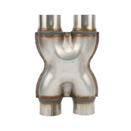 409 stainless steel exhaust adapter pipe 63mm diameter