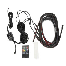 Car Bumper LED Strip Light 7 Colors 6 Modes 10V-15V 12W